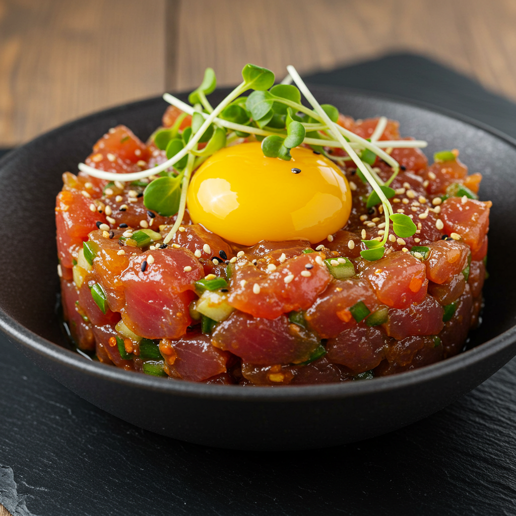 A Culinary Masterpiece: Our Honest Review of the Spicy Tuna Tartare at AquaCava Bistro